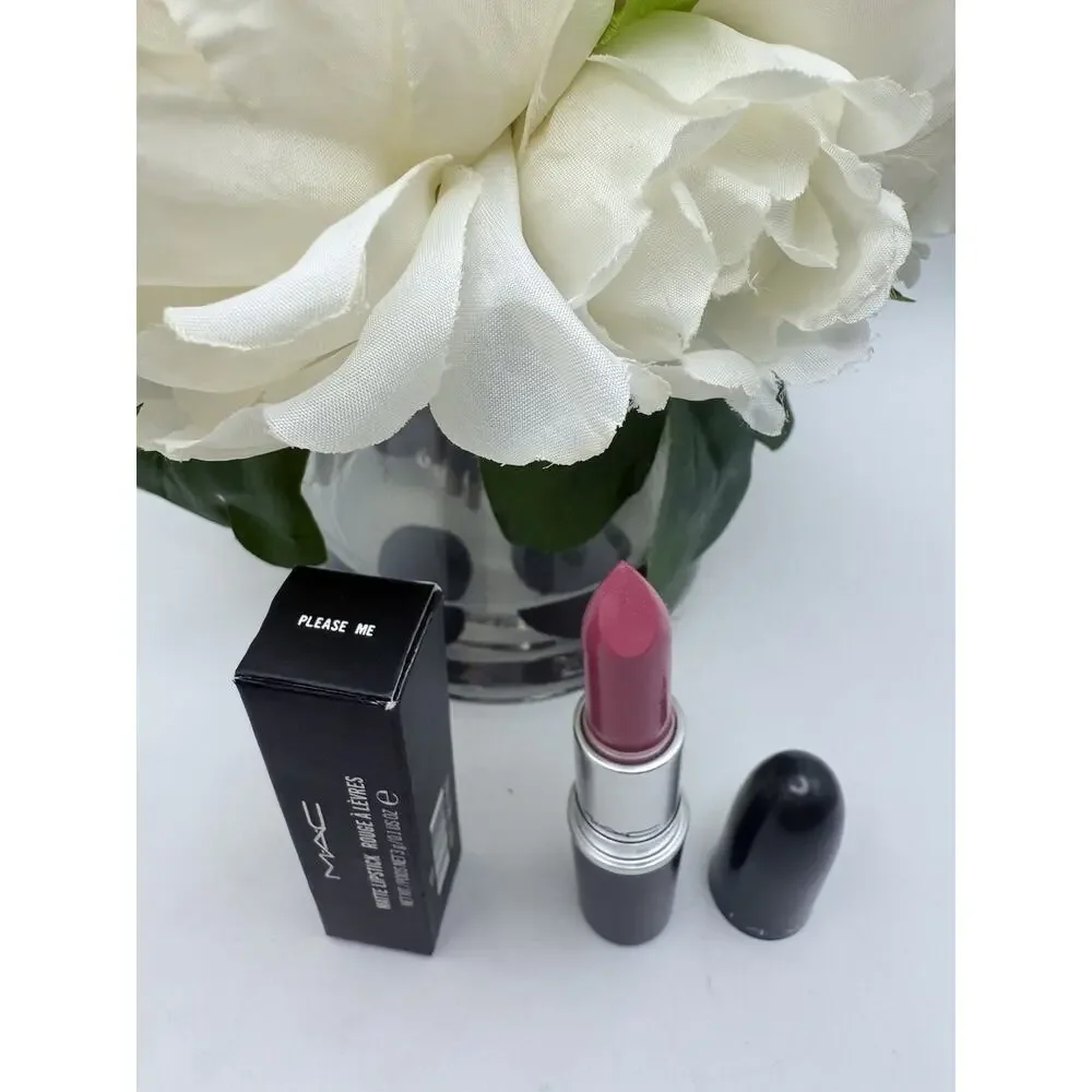 Mac Matte Lipstick PLEASE ME Full Size 3 g / 0.1 Oz.